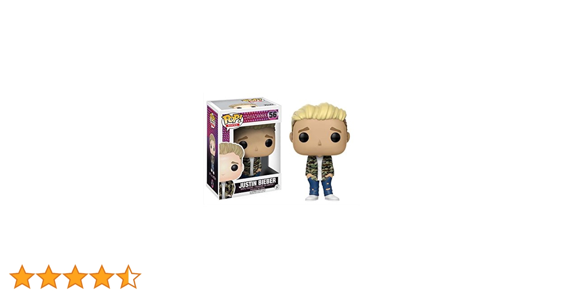 Funko POP！ Justin Bieber フィギュア　ファンコポップ Funko POP! Rocks ~ JUSTIN BIEBER VINYL FIGURE ~ Rock Star | eBay